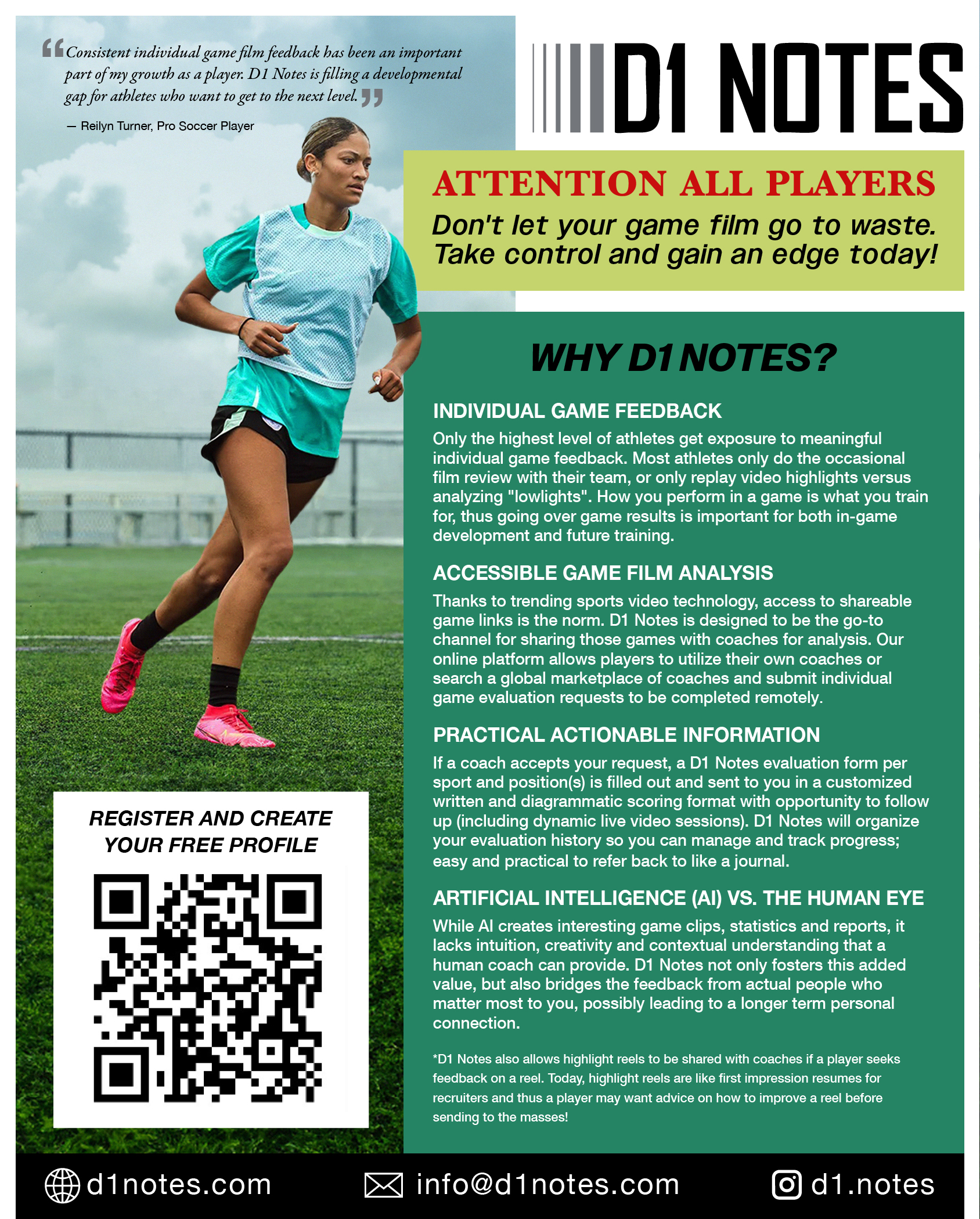 D1 Notes for Players